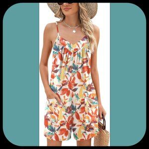 RAPBIN || Floral Romper (SIZE XL)